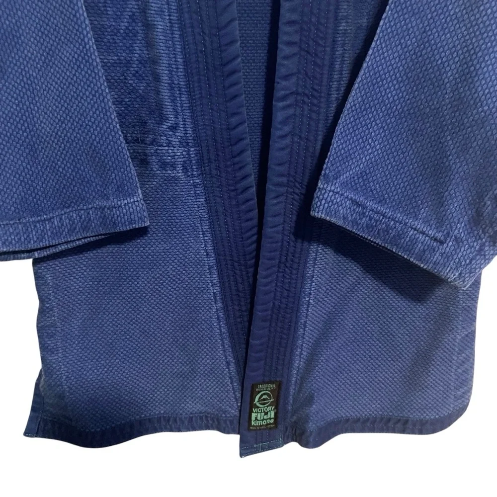 Fuji Kimono Gi Youth Kids Girls Victory Jiu Jitsu Blue Top only WC2 Martial Arts